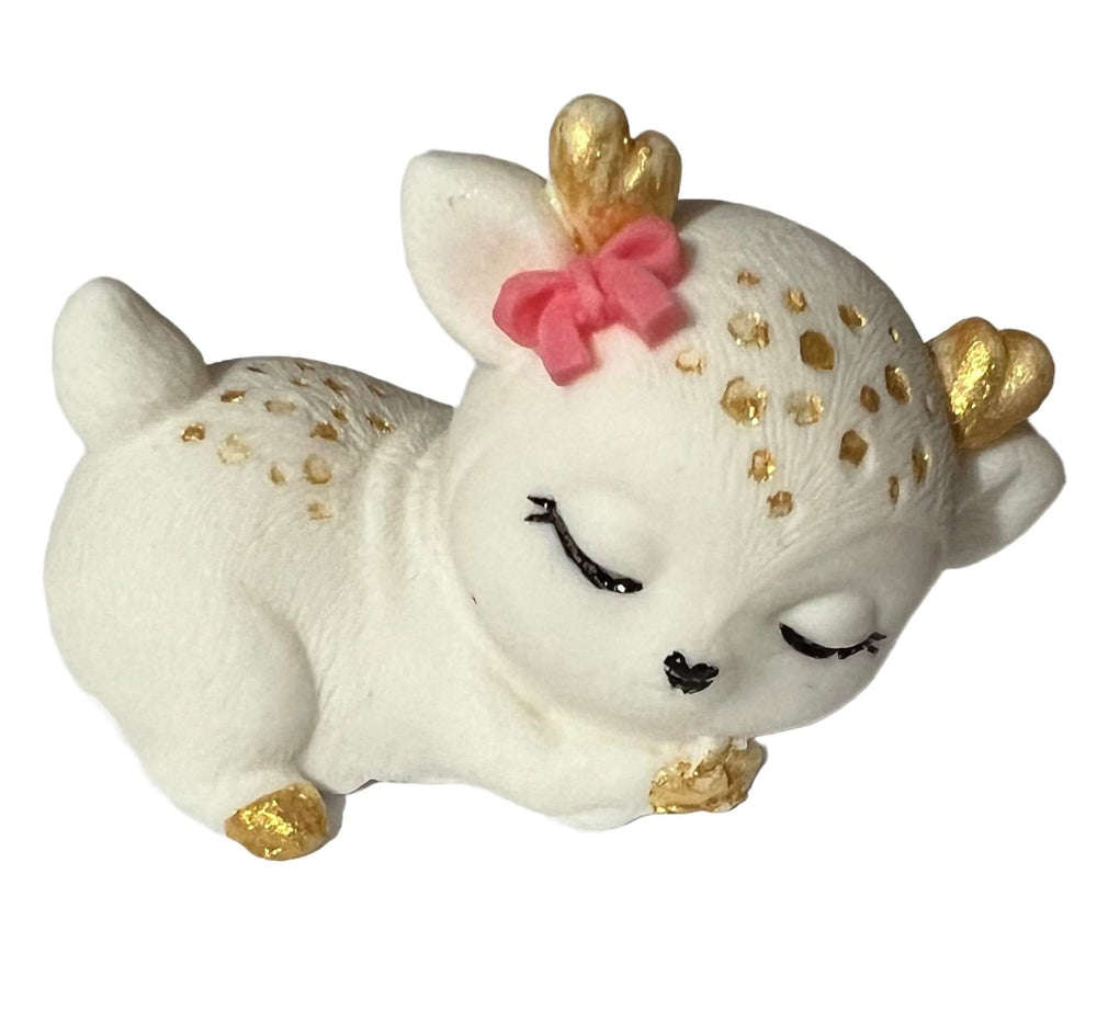 Decoratiune comestibila din zahar, pui de caprioara Decoratiuni din Pasta de Zahar Nati Shop