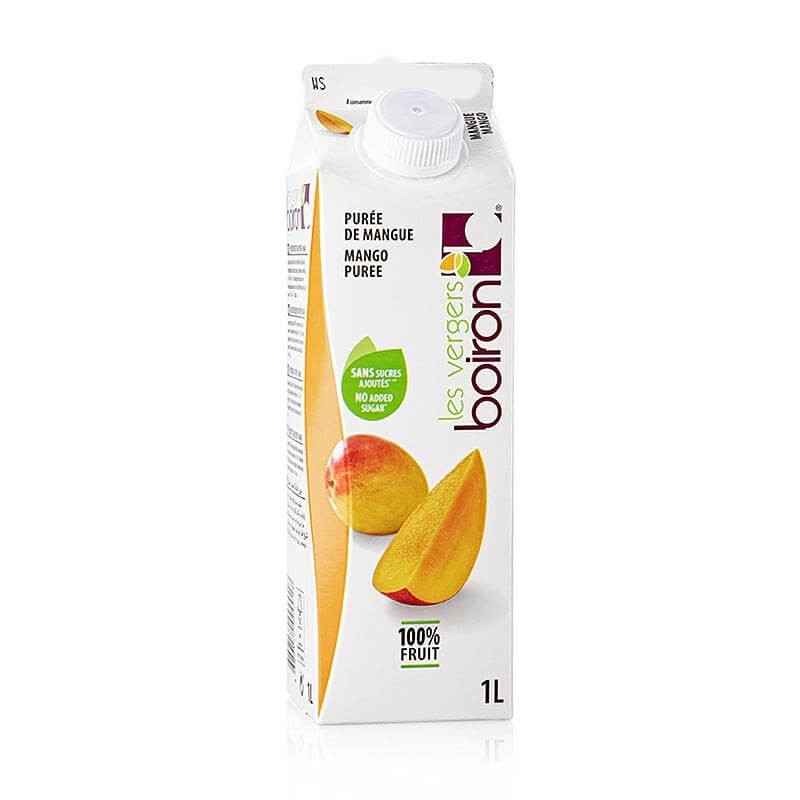 Piure pasteurizat de mango,fara zahar Boiron 100% fruct 1L Boiron