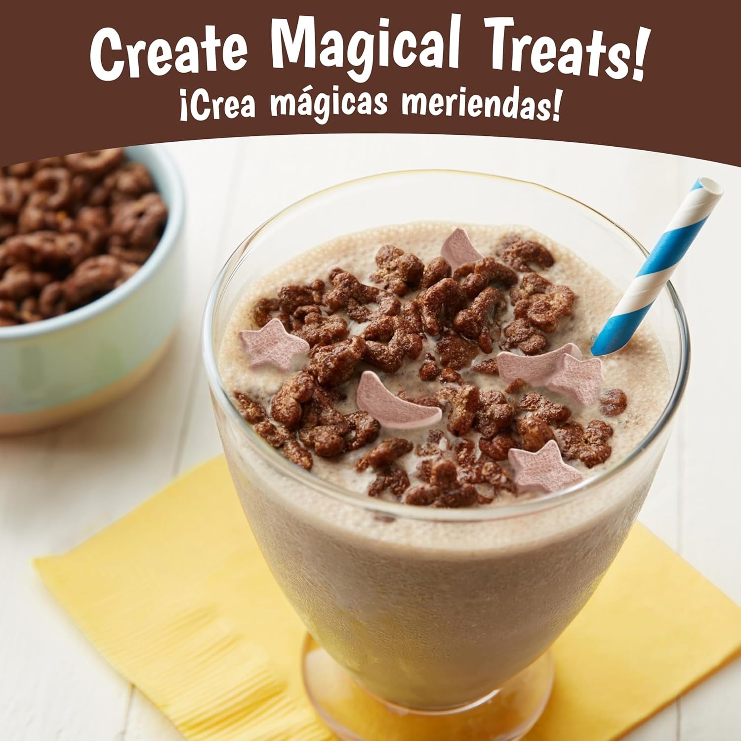 Chocolatey Chocolate Cereal with Marshmallows, Kids Breakfast Cereal, Made with Whole Grain, 10.6 Oz