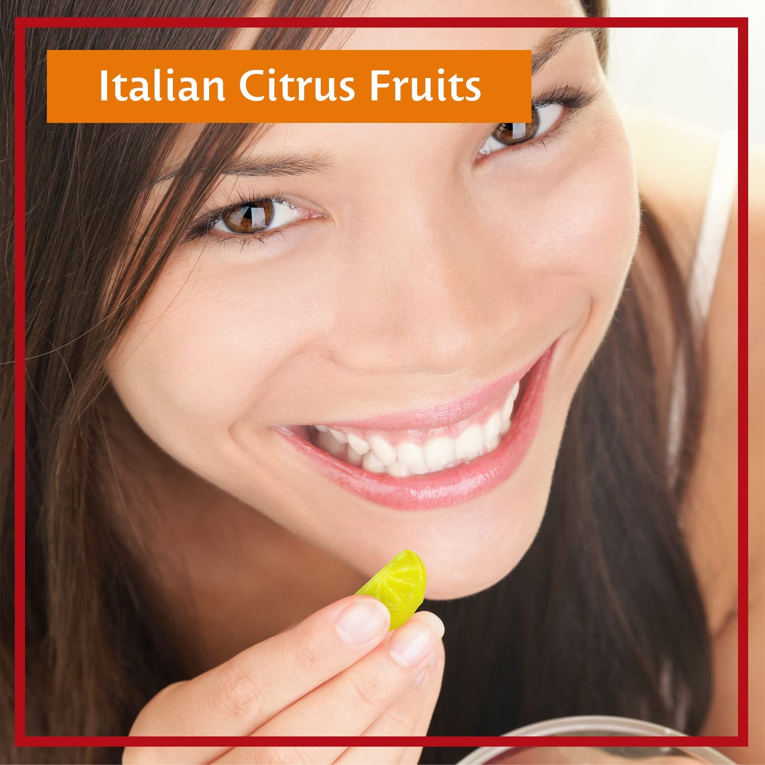"Spicchi" Citrus Orange & Lemon Hard Candy Bulk Bag, Individually Wrapped Italian Sweets, 1 Kg / 2.2 Lbs Bag (1-Pack)
