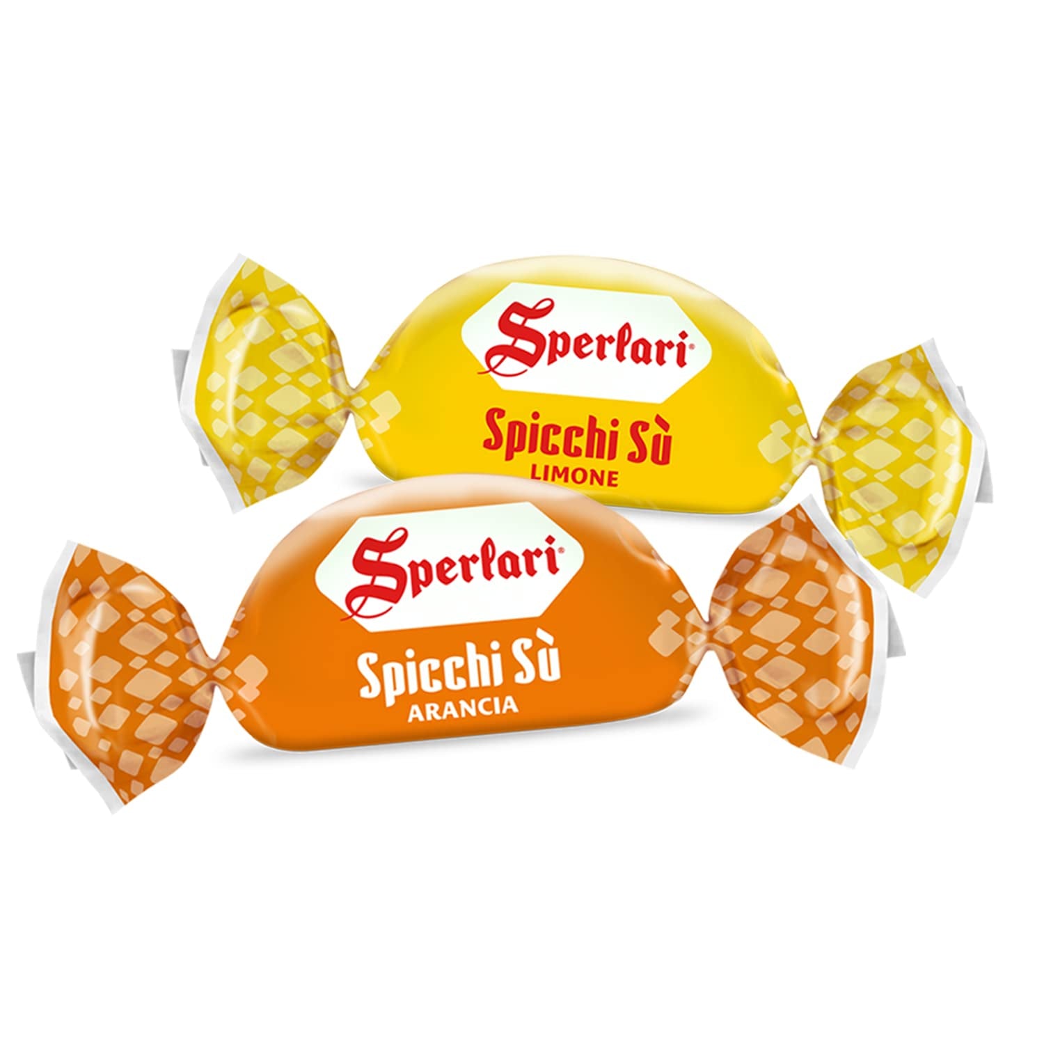 "Spicchi" Citrus Orange & Lemon Hard Candy Bulk Bag, Individually Wrapped Italian Sweets, 1 Kg / 2.2 Lbs Bag (1-Pack)