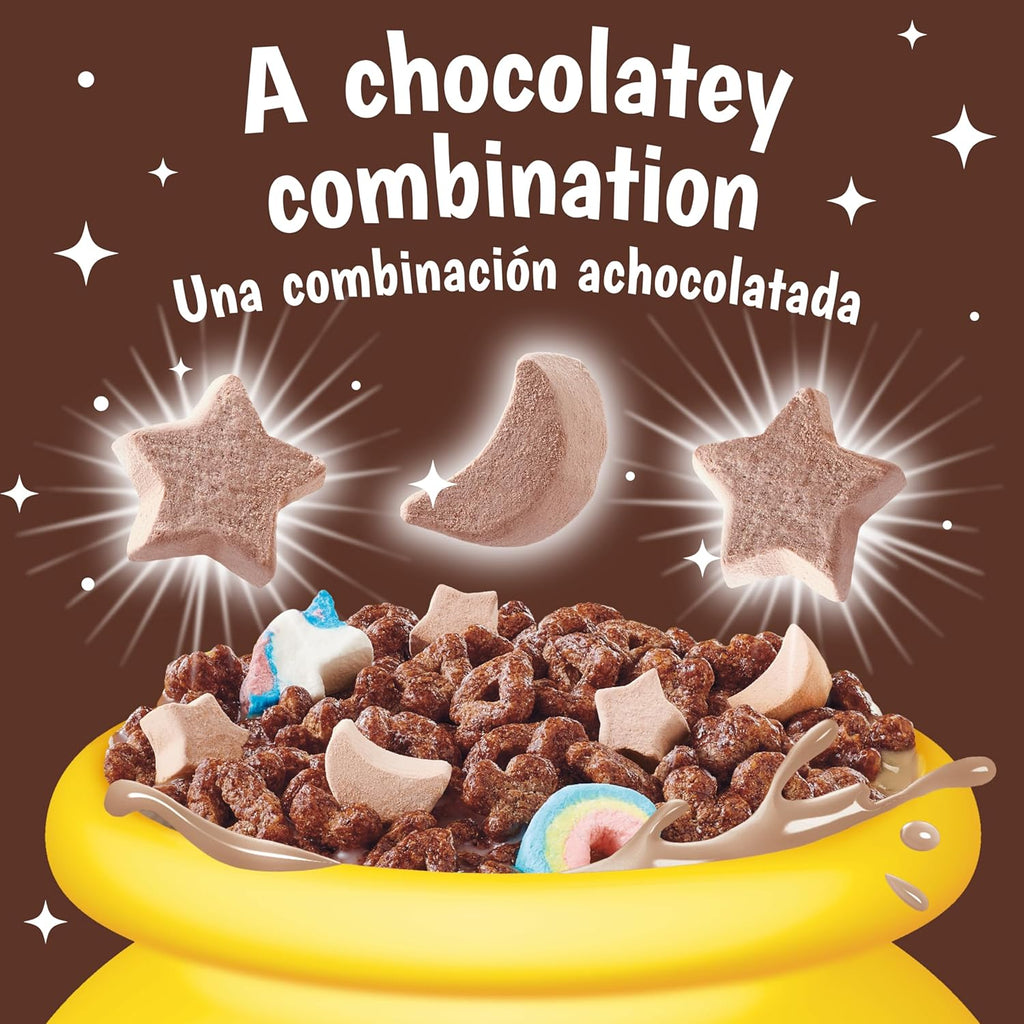 Chocolatey Chocolate Cereal with Marshmallows, Kids Breakfast Cereal, Made with Whole Grain, 10.6 Oz